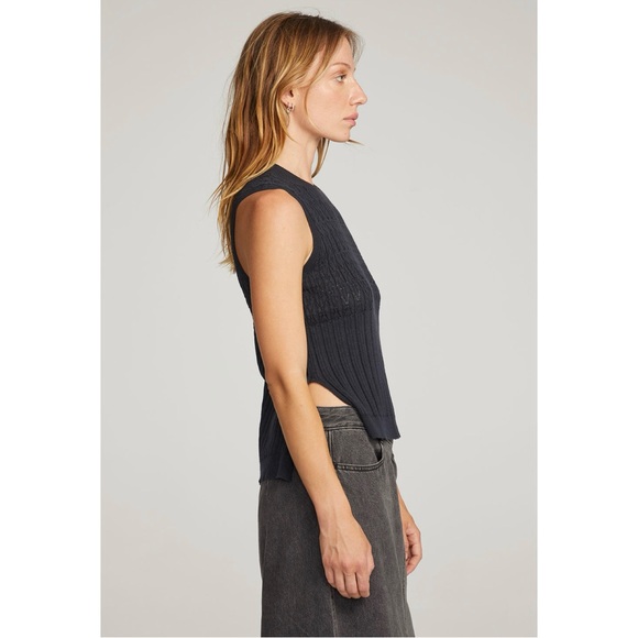 Chaser Cody Licorice Knit Tank Top - Picture 3 of 16